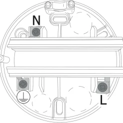 Yksittäisen kohdevalaisimen kiinnike